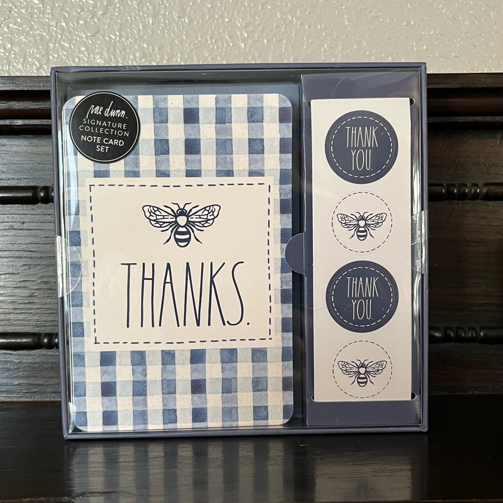 Rae Dunn Thank You Cards 12 Total